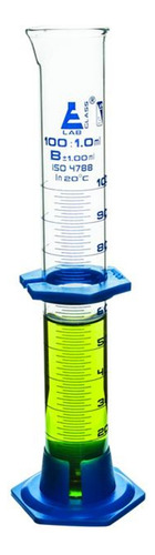 Probeta Graduada De Vidrio Base Plástico 100ml Eisco