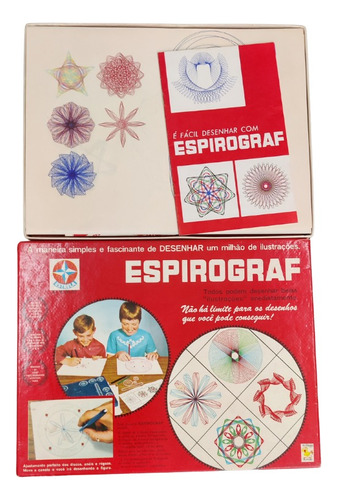 Brinquedo Espirograf Anos 80 Estrela Completo Novo