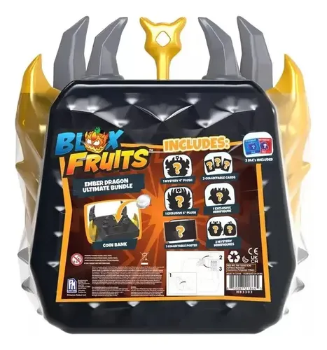 Blox Fruits エンバードラゴン 新品 ゲーム コレクタブル IE23 Pp Blox Fruits Ember Dragon Collector Bundle Mythical -2026