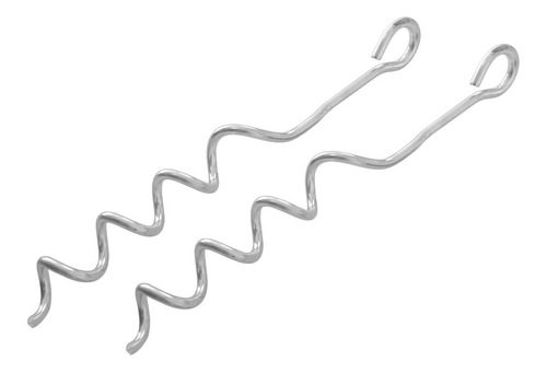 Pack X2 Espiral De Metal Para Amarrar Mascota Jardín Playa
