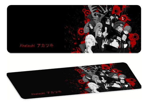 Mousepad  Xl Anime Naruto Akatsuki 80x29cm (cod.304)