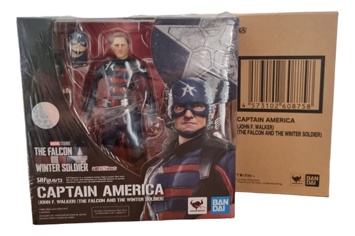 Sh Figuarts Capitán América John Walker Falcon&wintersoldier