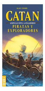 Libro Catan Expansión 5-6 Jugadores Piratas Y Exploradores