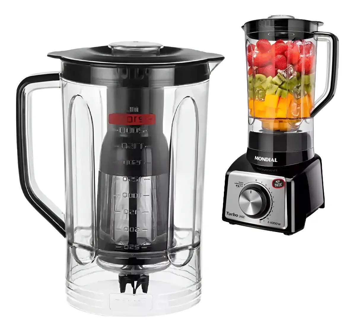 Copo Liquidificador Mondial Turbo L1000 L1100 L1200