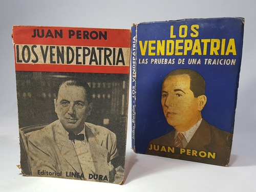 Antiguos Libros Perón Los Vendepatria Lote X 2 Mag 56009