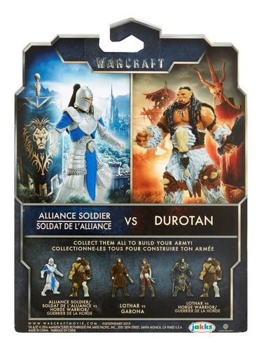 Imagen 3 de 3 de Figuras Jakks Pacific Warcraft Alliance Soldier And Durotan