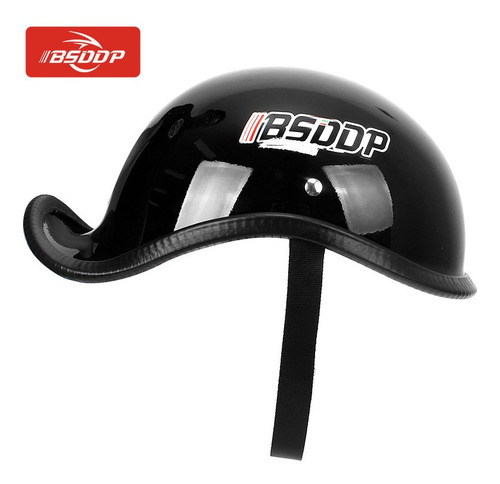 Casco 3/4 Chopper Harley Negro Mate