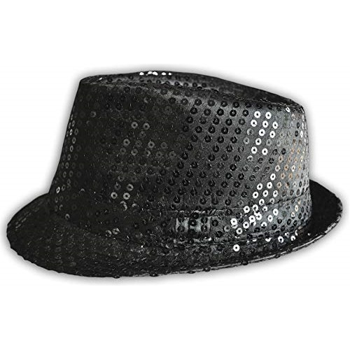 Sombrero De Lentejuelas Con Diseño Retro Unisex