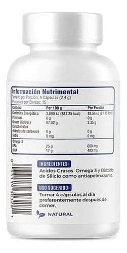 Keto Omegas Omega 3 Epa Dha 60 Cáps Greenside Sabor Sin Sabor