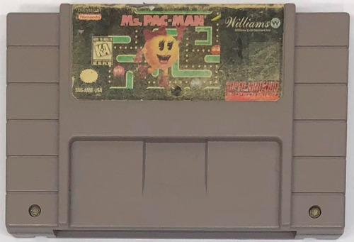 Ms. Pac-man Super Nintendo  Snes Cartucho  Rtrmx 