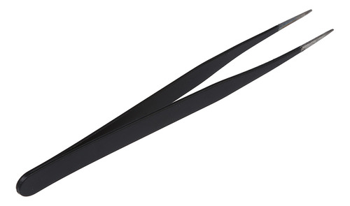 Pinza De Metal Negro Con Punta Afilada Y Recta