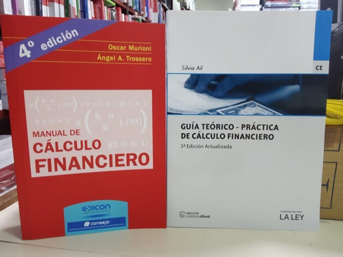 Combo Manual De Calculo Financiero + Teorico Practico