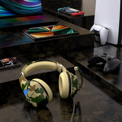 Auriculares De Juegos Tatybo Para Pc Ps5 Ps4 Xbox One Switch