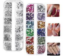 Comprar Strass Cristales Para Uñas Cajita Decoración Piedras 3d