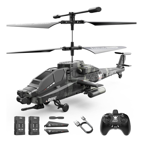 Deerc Apache Rc Helicopter Para Niños Y Adultos, Juguete De