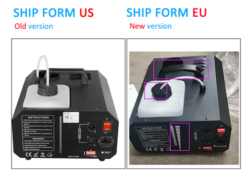 2pcs Smoke Machine 1500w Inalambrico Fogger Maquina Stage