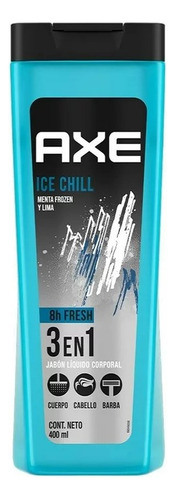 Jabón Líquido Corporal Axe Ice Chill 400 Ml