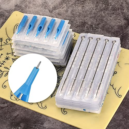Juego De Agujas Y Puntas Para Tatuajes, 100 Piezas De Agujas