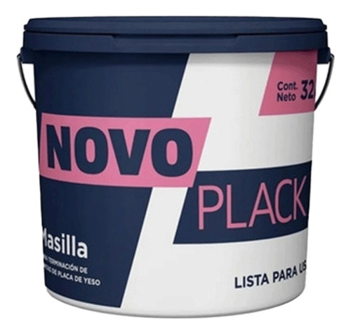 Masilla Para Placas De Yeso Novoplack Lista Para Usar 32 Kg