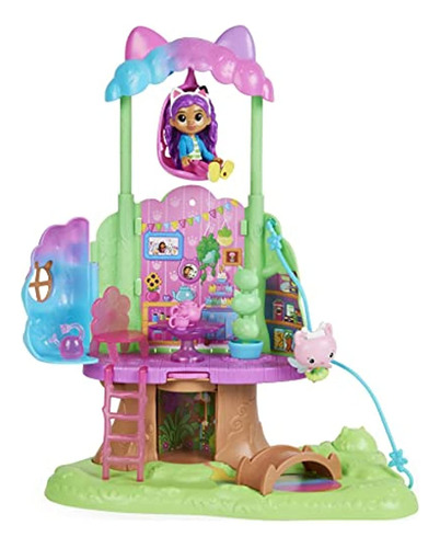 Gabby's Dollhouse Casa Del Arból Jardín De Hada Color Multicolor