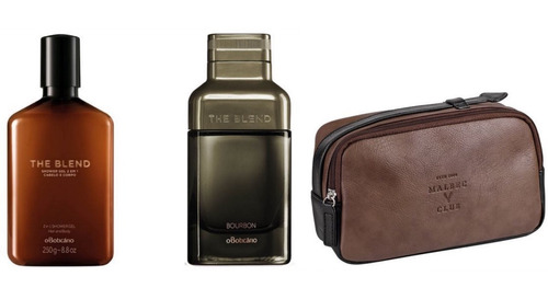 Kit The Blend Bourbon Eau De Parfum, Shower Gel E Necessaire