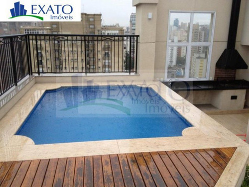 Imagem 2 de 15 de Cobertura Duplex 4 Dormitorios Todos Suites Na Vila Nova Conceição Com 310m² - Em7701