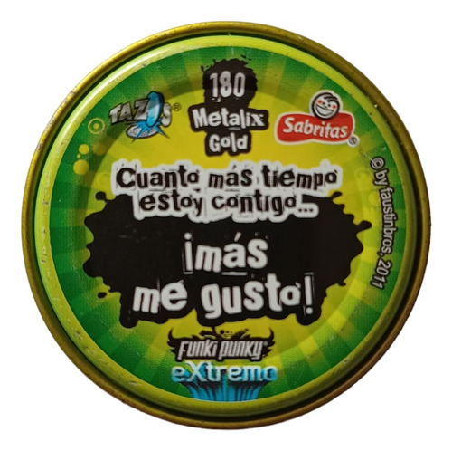 Tazo Funki Punky Extremo 180 Metalix Gold Ema (Usado)