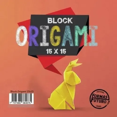 Block Origami Tradicional 15x15 Cm X50 Hojas X2 Block