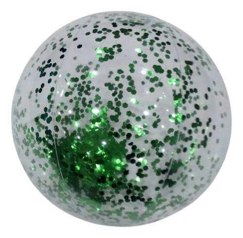 Pelota De Playa Inflable, Juguete De Playa, Juego 60cm Verde