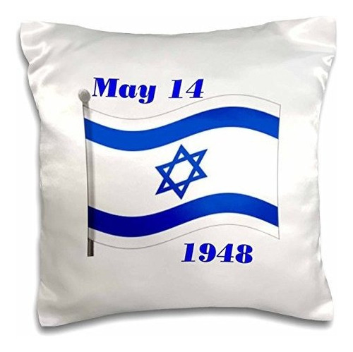 Imagen De Rosa 3d De La Bandera De Israel Con Su Funda 