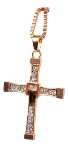 Cruz De Toretto Dominic Rapido Y Furioso Dorado De Zinc
