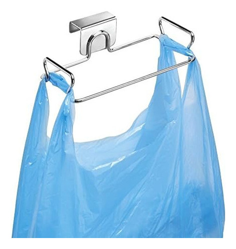 Stainless Steel Trash Bag Hook Cabinet Bracket Hanging
