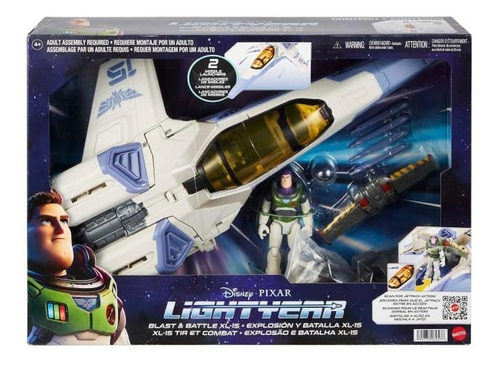 Lightyear Xl-15 Nave De Juguete Incluye A Buzz Mattel Bestoy