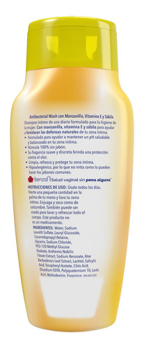 Kit Jabón Íntimo Benzal Wash Odor-b + Ph + Manzanila