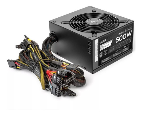 Imagen 2 de 4 de Fuente de alimentación para PC Sentey Steel-Nitro Power SNP550-HS 550W negra 100V/240V