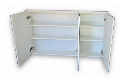 Armário Para Banheiro Espelho Espelheira 130x80x10, Para Led