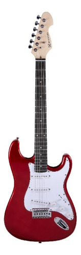 Guitarra elétrica Michael ST Michael Standard GM217N de  tília metallic red com diapasão de ébano