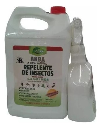 Kit Akba Fuerza Canela - Repelente De Insectos 4.78 Lt