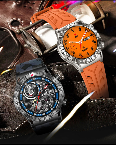 Relojes Inteligentes Bluetooth Smart Call Led Pantalla Táctil 450mah Alta Capacidad Alto Voltaje 1.43'' Hancdon Kc80 Reloj Inteligente Navegación Precisa Y Comunicación Cómoda