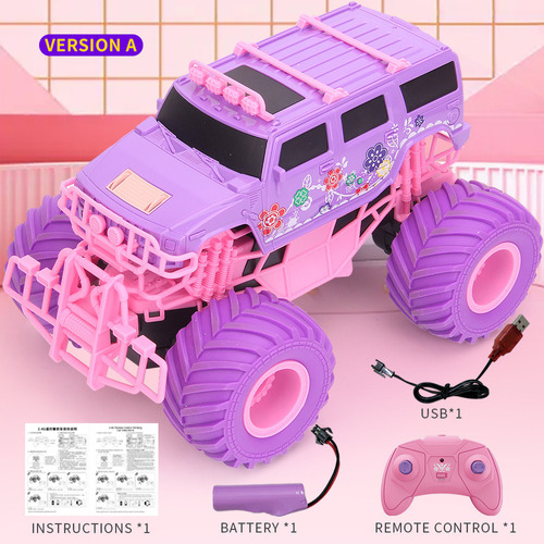 Barbie Rc, Coche De Escalada Con Control Remoto, Coche De Ju