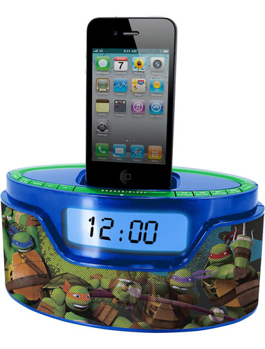 Base De Radio Reloj iPod Teenage Mutant Turtle De Nicke...