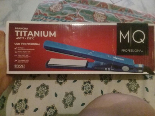 Prancha Titanium Mq (novíssima) Pouquíssimo Tempo De Uso.