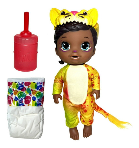 Boneca Bebê Baby Alive Menina Negra Faz Xixi Original