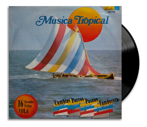 Música Tropical Vol. 6 - 16 Grandes Exitos - Lp