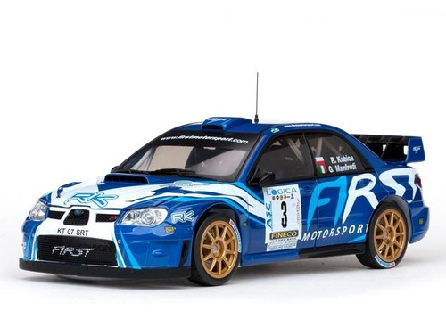 Subaru Impreza Wrc07 #3 R.kubica/gmanfredi 2012 Sunstar 1:18