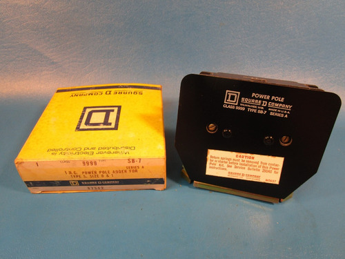 Square D 9999 Sb-7, 87342, Starter Power Pole, Adder Ccw