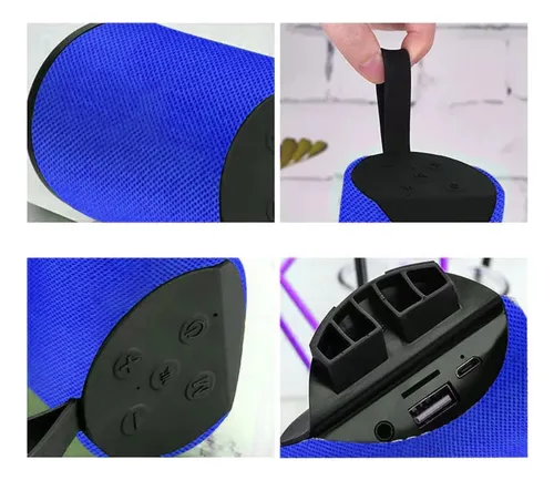 Parlante Bluetooth Recargable Usb/tf/fm Azul