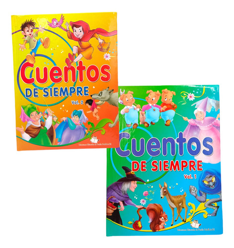 2 Libros Cuentos De Siempre Pasta Dura