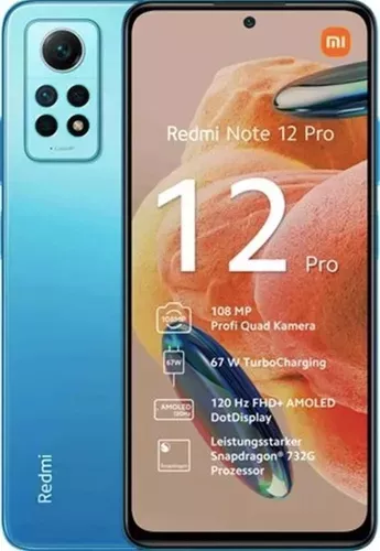 Xiaomi Redmi Note 12 Pro 8/256GB Azul Glaciar Libre