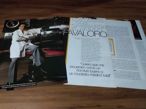 (ak416) Rene Favaloro * Clippings Revista 4 Pgs * 2011